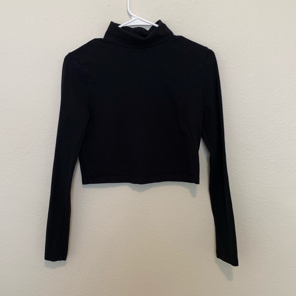 crop turtle neck